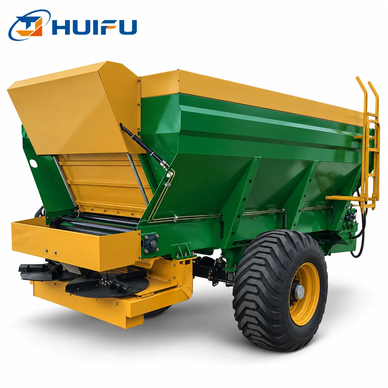 HUIFU 12m³ Hydraulic Trailed Dual-Disc Manure Spreader main view