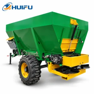 HUIFU 5m³ hydraulic trailed dual-disc manure spreader main view