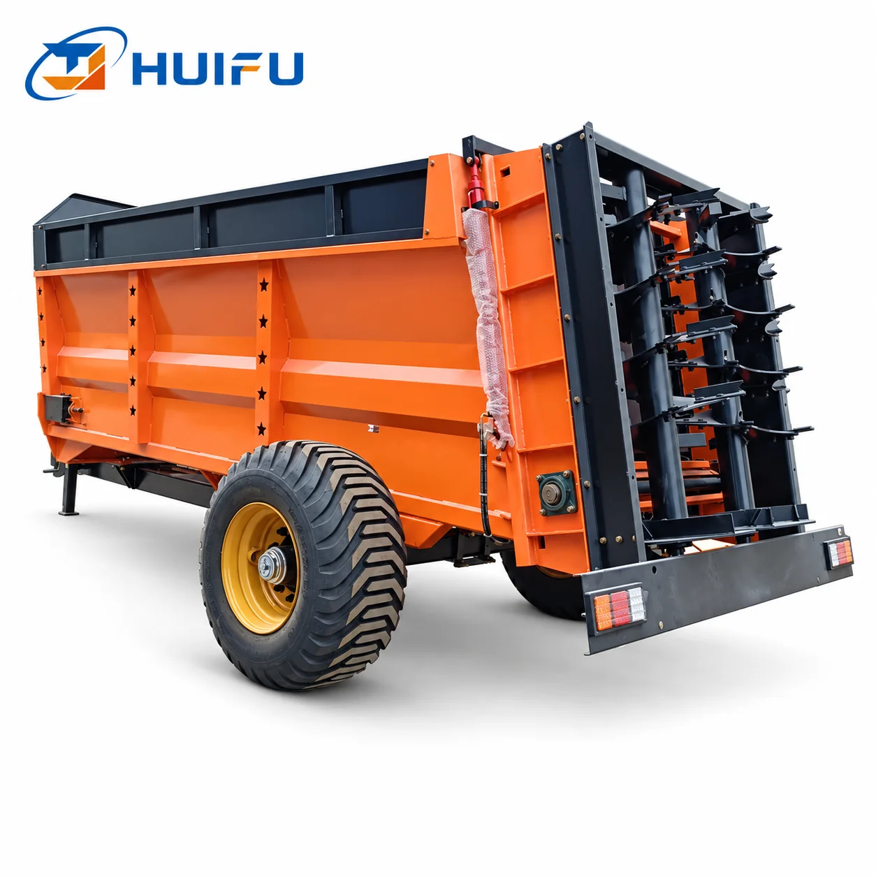 HUIFU 10m³ Twin Vertical Auger Manure Spreader view 2