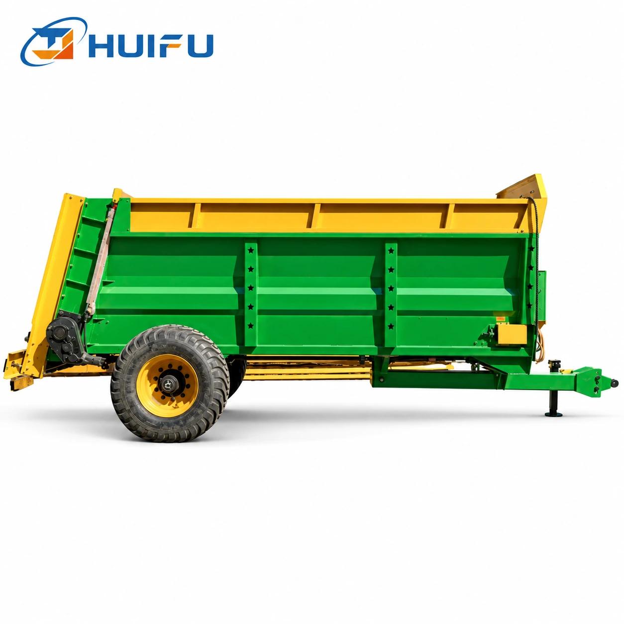 HUIFU 12m³ Twin Vertical Auger Manure Spreader view 3