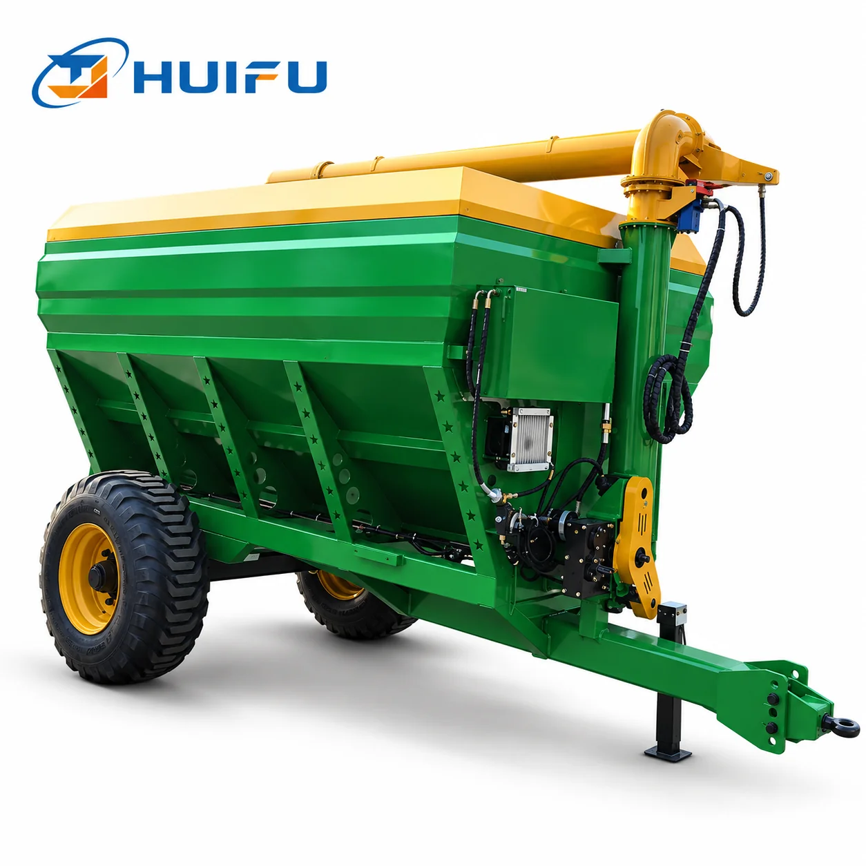 HUIFU 8m³ Tractor-Towed Grain & Fertilizer Transfer Spreader view 3
