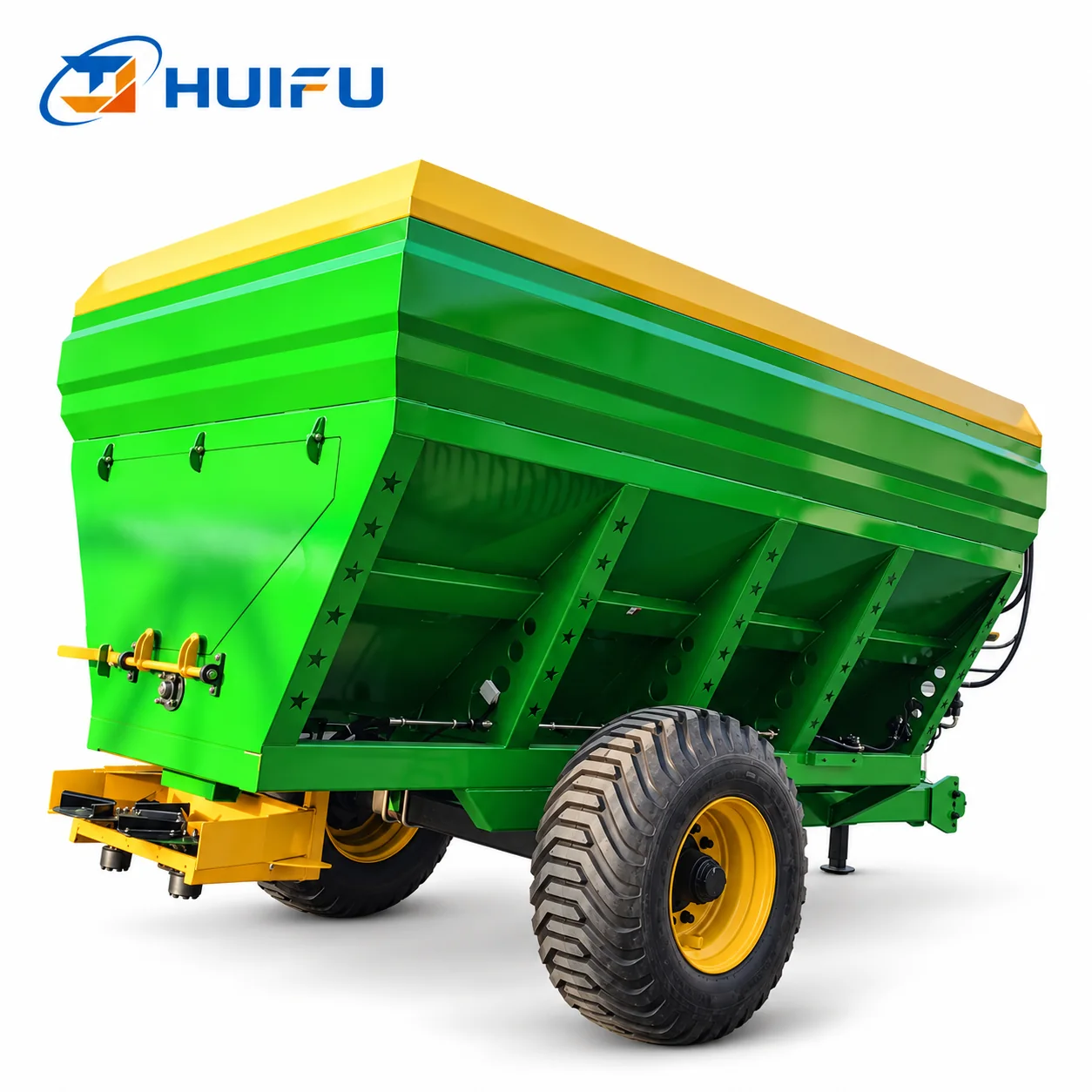 HUIFU 10m³ Tractor-Towed Grain & Fertilizer Transfer Spreader view 4
