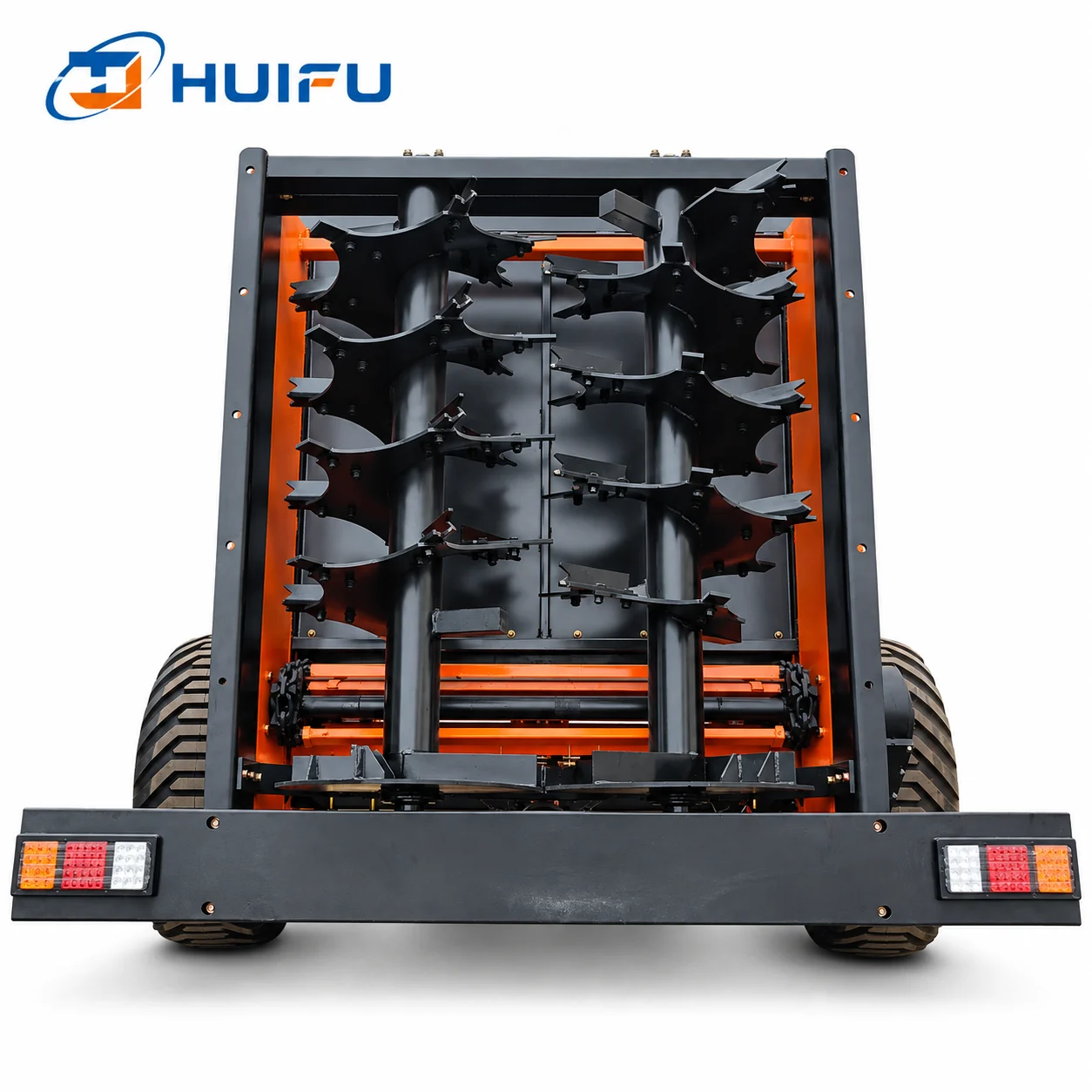 HUIFU 10m³ Twin Vertical Auger Manure Spreader view 4