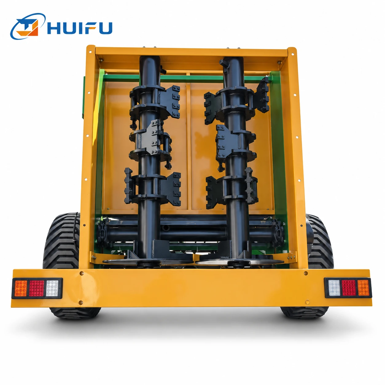 HUIFU 12m³ Twin Vertical Auger Manure Spreader view 4