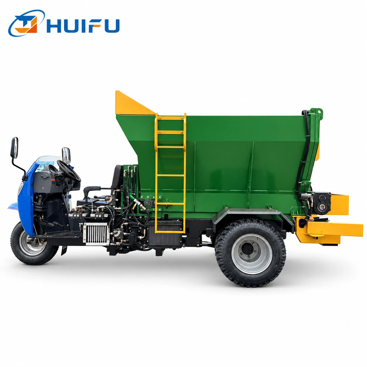 HUIFU 3m³ Xiangyunhu Chassis Manure Spreader view 4