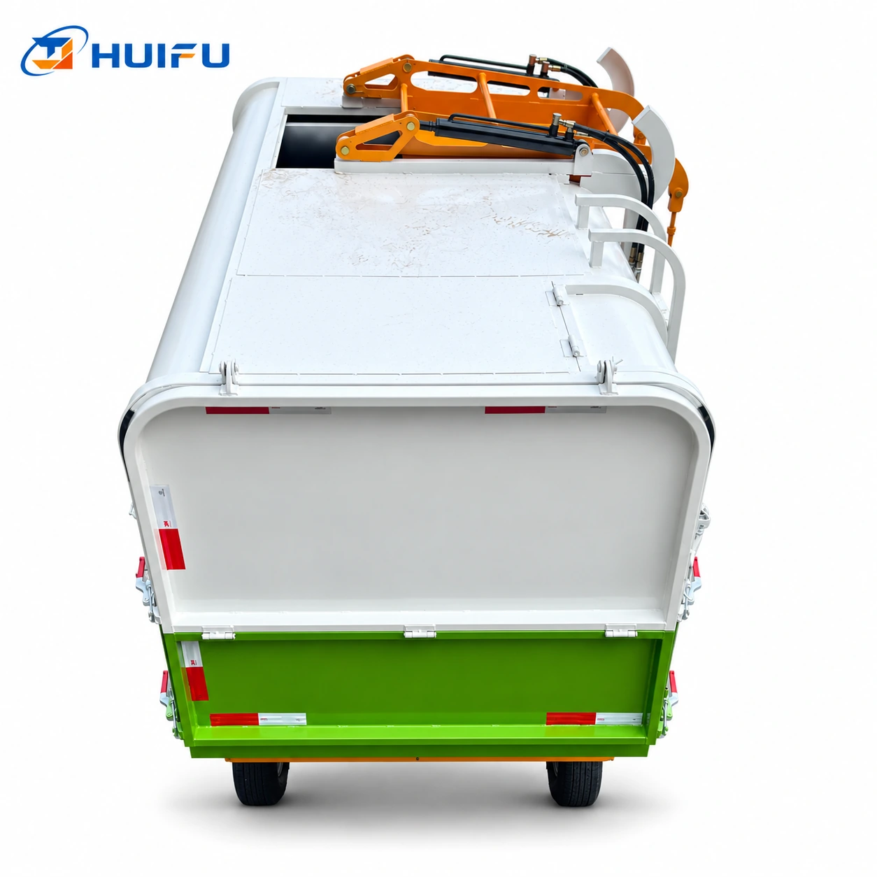 HUIFU 5m³ Electric Three-Wheel Side-Loading Garbage Collection Vehicle view 4