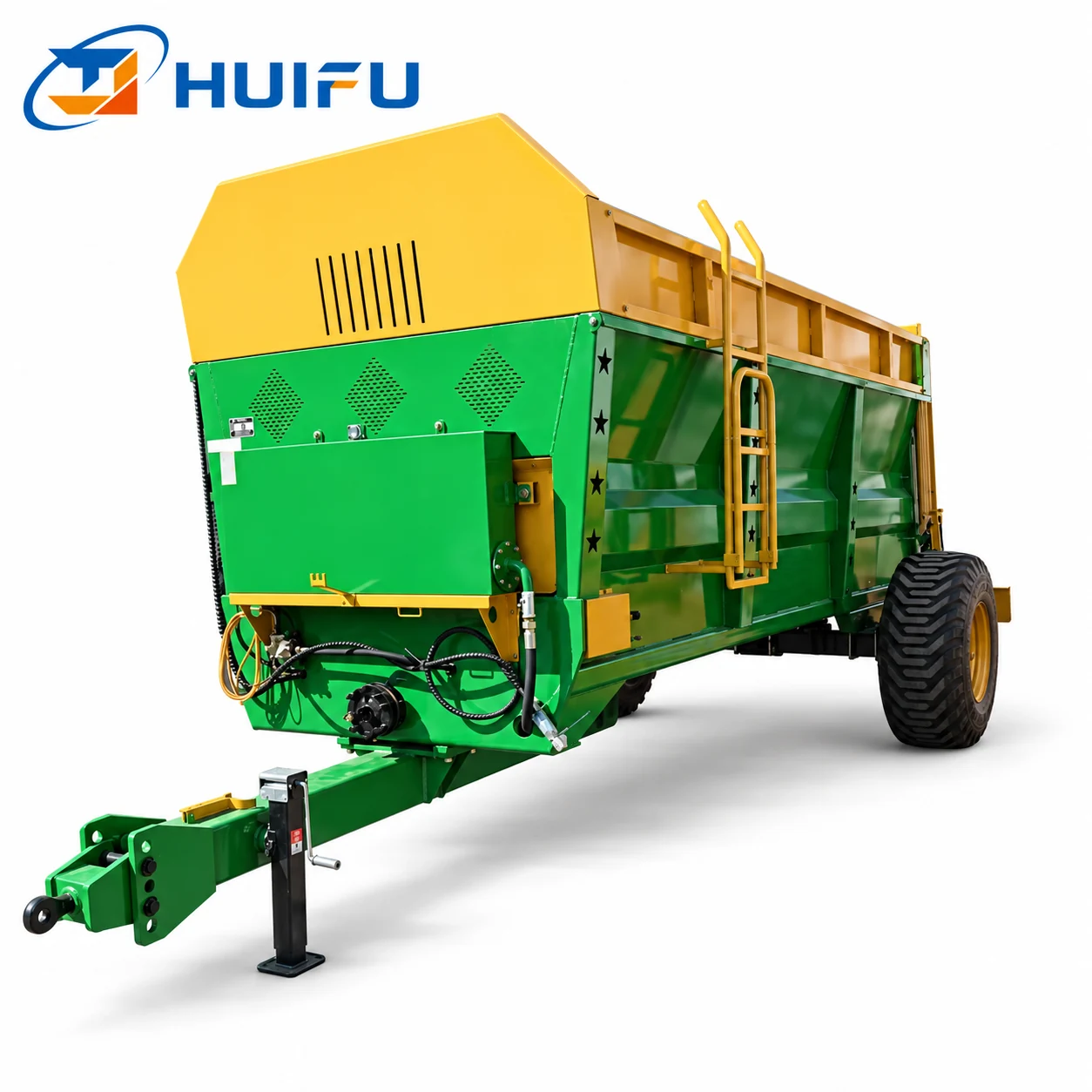 HUIFU 12m³ Twin Vertical Auger Manure Spreader view 5