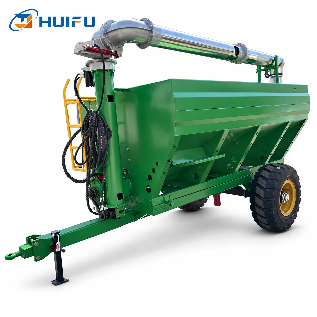 HUIFU 6m³ Tractor-Towed Grain & Fertilizer Transfer Spreader view 6