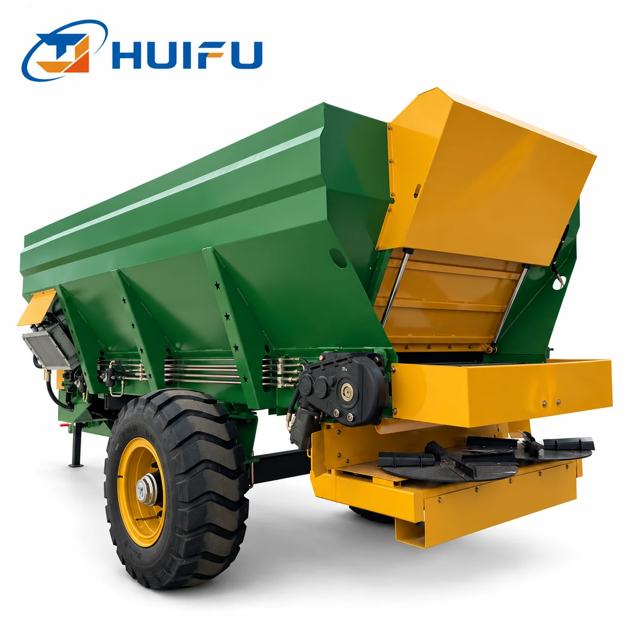 HUIFU 8m³ Hydraulic Trailed Dual-Disc Manure Spreader view 6