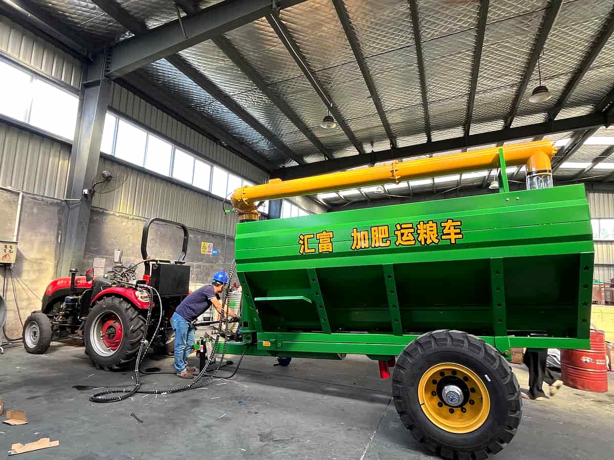 Finished machinery during final assembly and testing